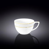 Wilmax Jumbo-Becher mit Goldlinien, 500 ml, 2er Set, WL-880102409/A2